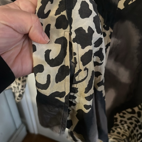 Spiegel Vintage Leopard and Panther blouse size XL - Picture 7 of 15